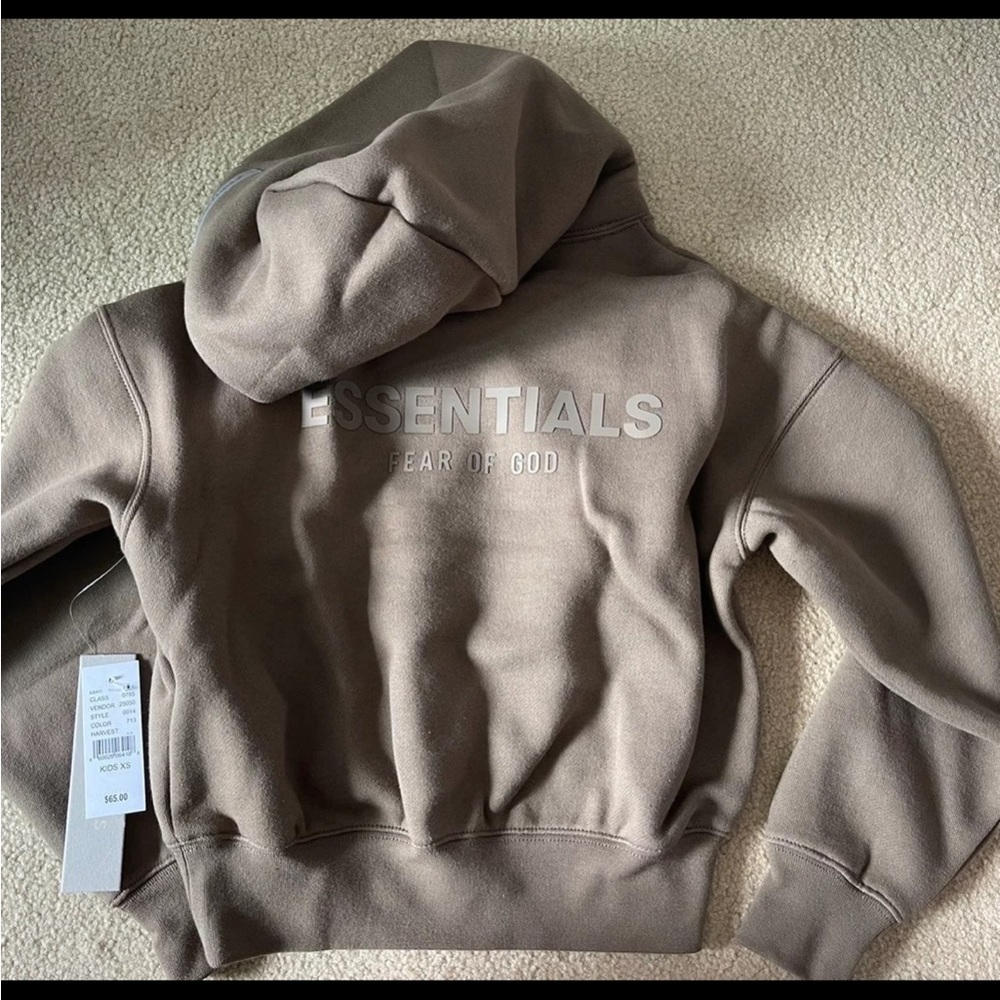 DISO Fear of god essentials 2t or 4t xxs or xs harvest or taupe - Picture 2 of 2